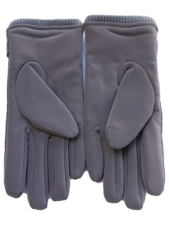 Vamore Gray Leder Handschuhe Berührung