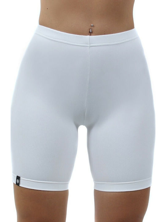 Instruire Colanti de femei Colanti-scurti Push Up Alb