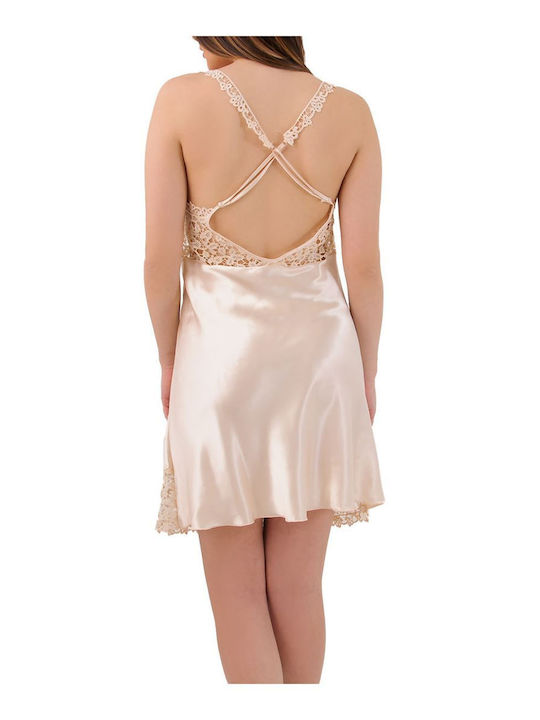 FMS Winter Bridal Women's Robe with Nightgown White