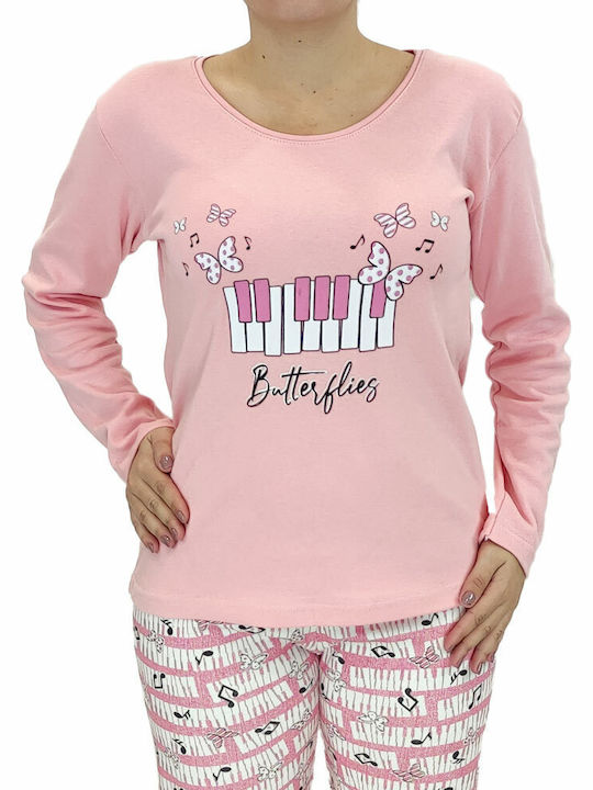 Goodnight Winter Women's Pyjama Set Pink