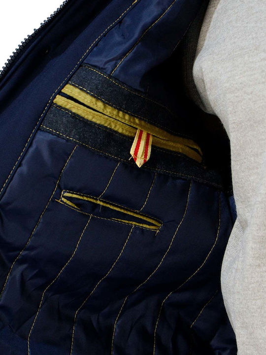 Winter Jacke Marineblau