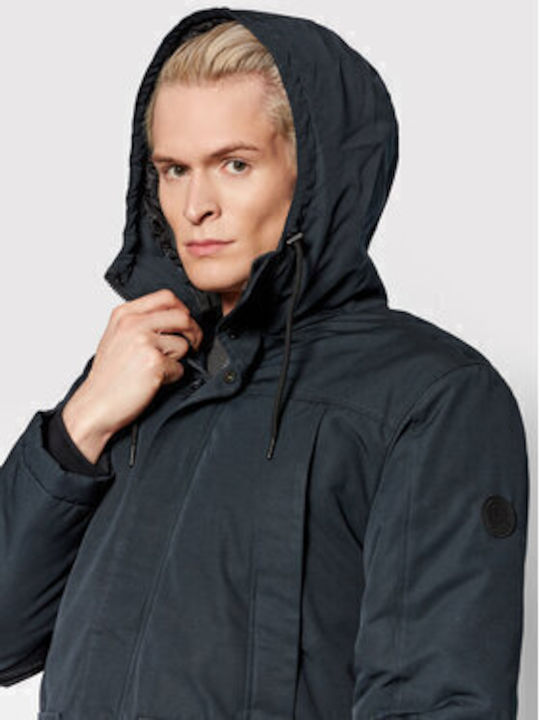 Jachetă de Iarnă Parka Albastru Marin