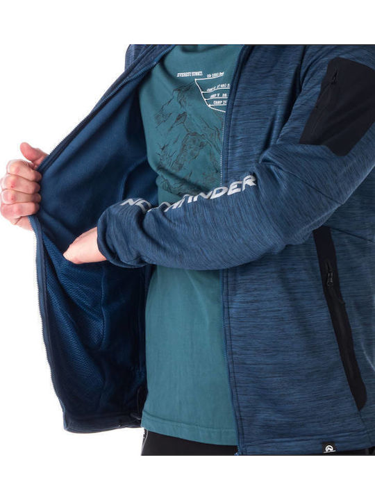 Ανδρική Ζακέτα Fleece Μπλε