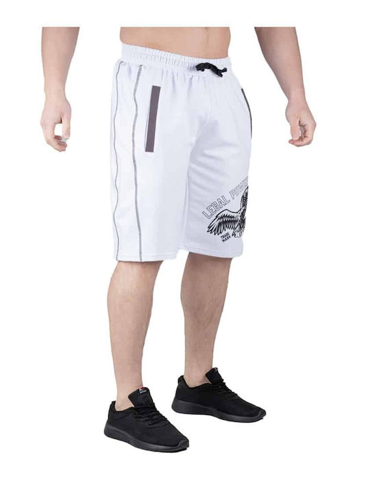 Legal Power "double Heavy Jersey" 6125-892 Men's Shorts White