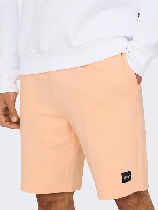 Only & Sons Sportliche Herrenshorts Orange