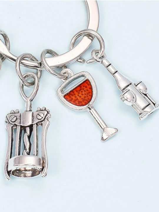 Tatu Moyo Schlüsselanhänger Metallisch Rot
