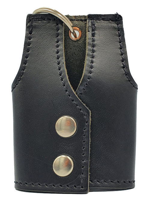 ByLeather Handmade Keychain Leather Black