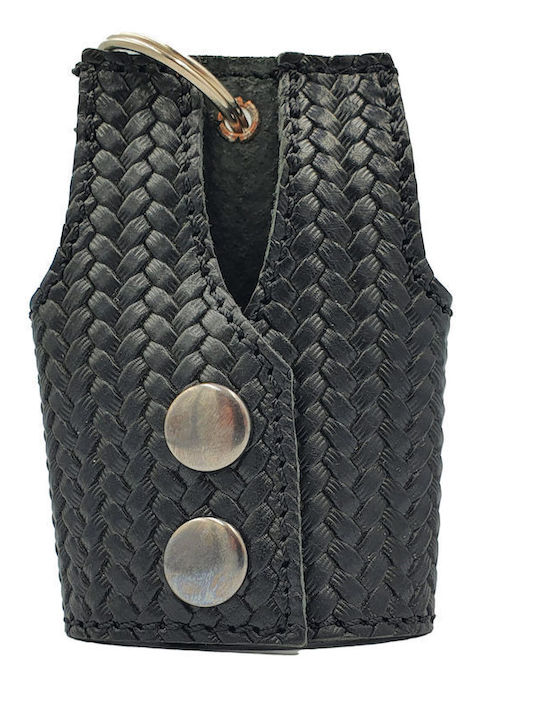 ByLeather Χειροποίητο Μπρελόκ Δερμάτινο Μαύρο