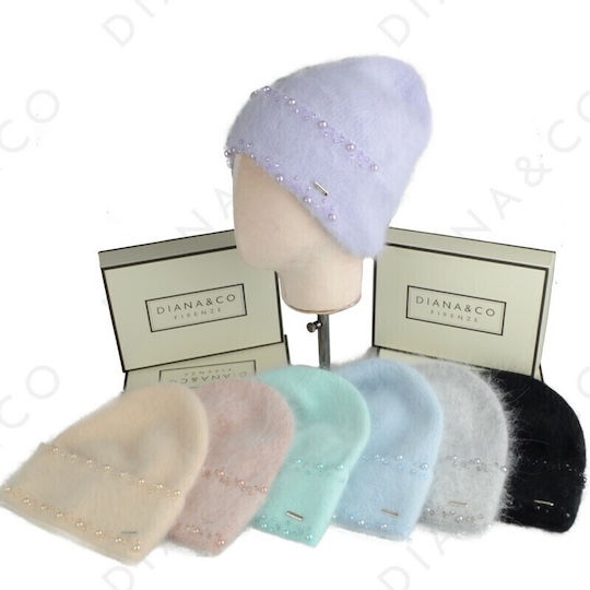 Beanie Frauen Beanie Gestrickt in Rosa Farbe