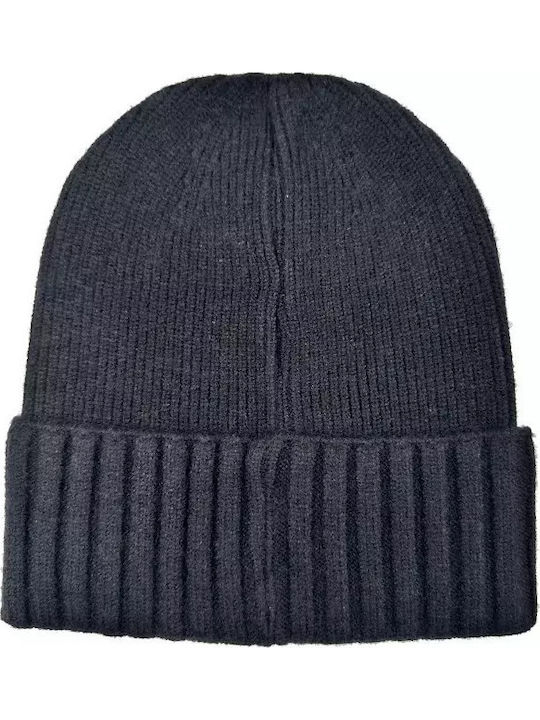 Knitted Beanie Cap Black