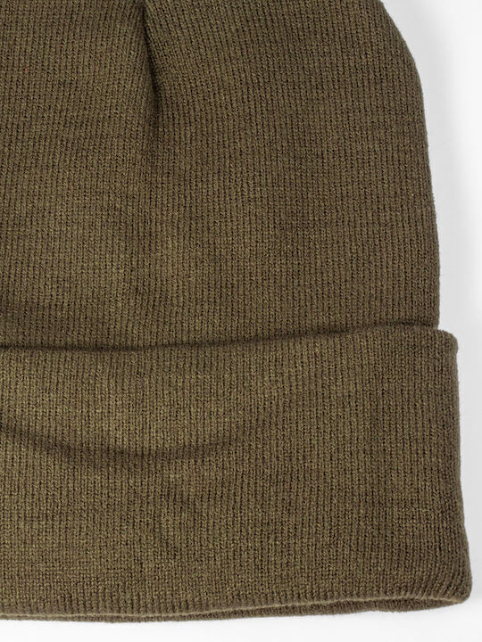 Karfil Knitted Beanie Cap Khaki