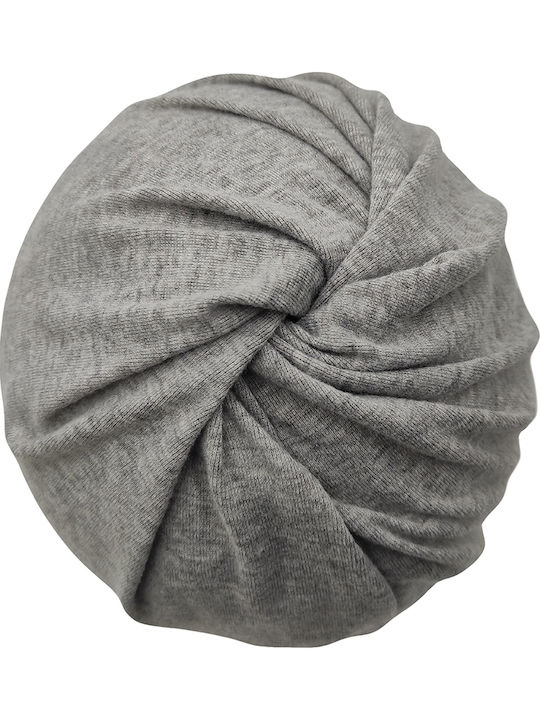 Beanie Unisex Σκούφος Πλεκτός σε Γκρι χρώμα
