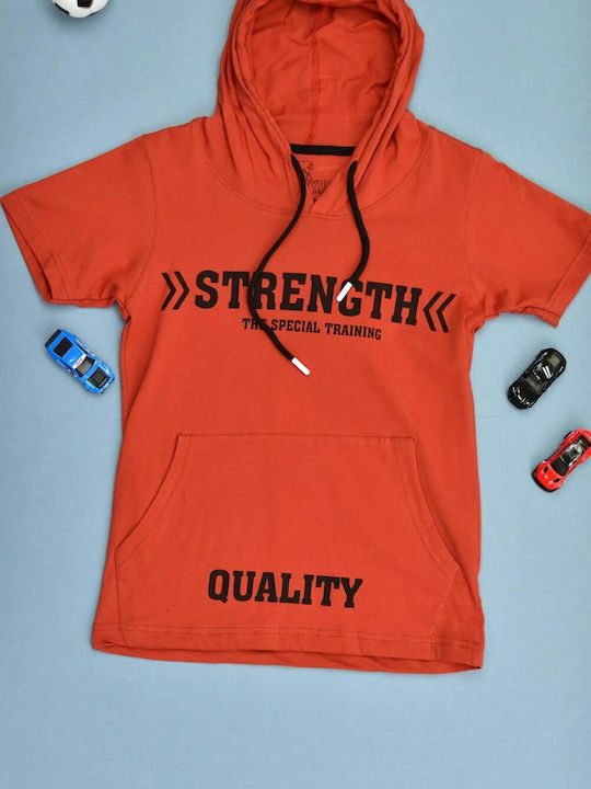 Kinder-Set mit Shorts Sommer 2Stück Orange