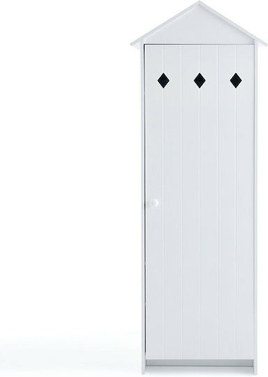 Ușă simplă Dulap de Haine Noa Lacquered MDF 36x50x172cm