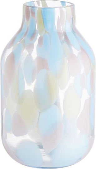 Butlers Glass Vase Blue 17xH27.5cm