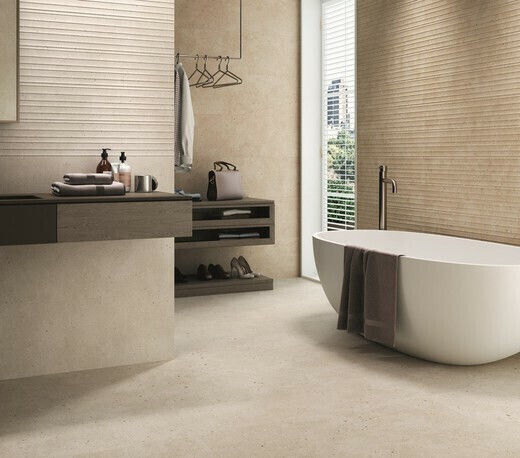 Porcelanite Dos Fliese Boden / Wand Innenbereich 80x33.3cm Gray