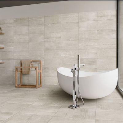 Portland Ghiaccio R10 Floor / Wall Interior Matte Granite Tile 120x60cm Gray