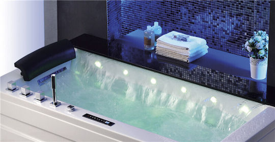 Vinci Badewanne Acryl mit Hydrotherapie 172x100cm