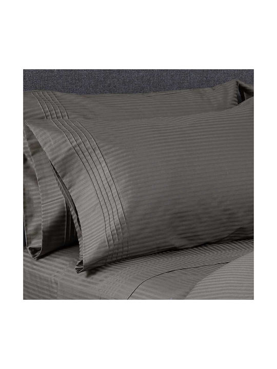 Fieldcrest Ultra Soft Σετ Μαξιλαροθήκες Γκρι 52x78εκ.