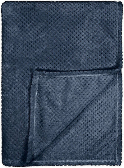 La Redoute Interieurs Armchair Throw 130x180cm Blue