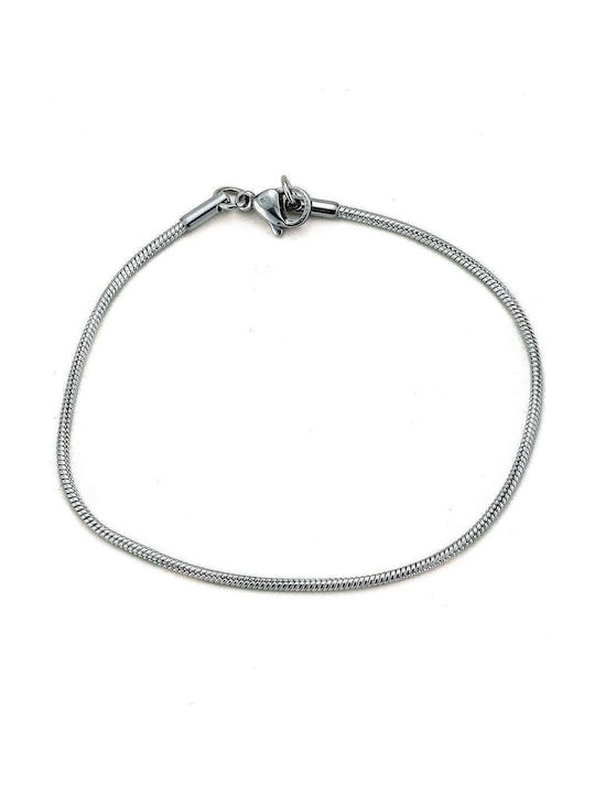 Goldsmith Goldsmith Hand Chain Snake from Steel Length 18cm