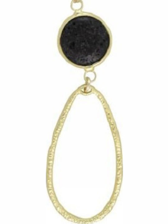 Tatu Moyo Set with Necklace & Earrings from Gold with Stones