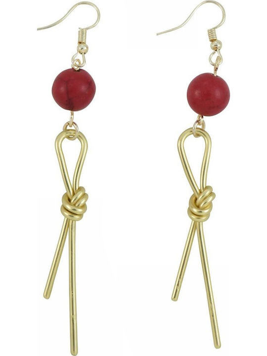Tatu Moyo Set with Necklace & Earrings from Gold with Stones