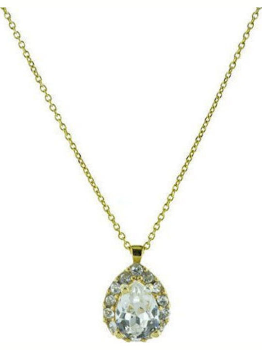 Exis Jewellery Set de Bijuterii din Argint Placat cu Aur