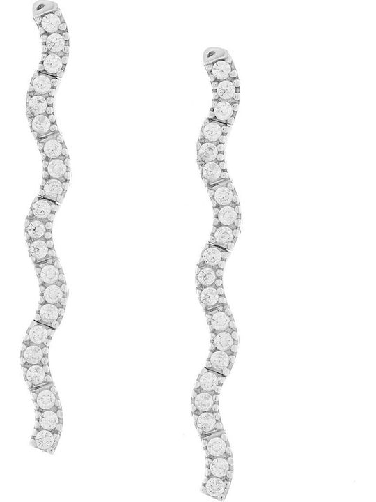 Vitopoulos Vitopoulos Set with Necklace , Earrings & Ring from White Gold 14K with Stones
