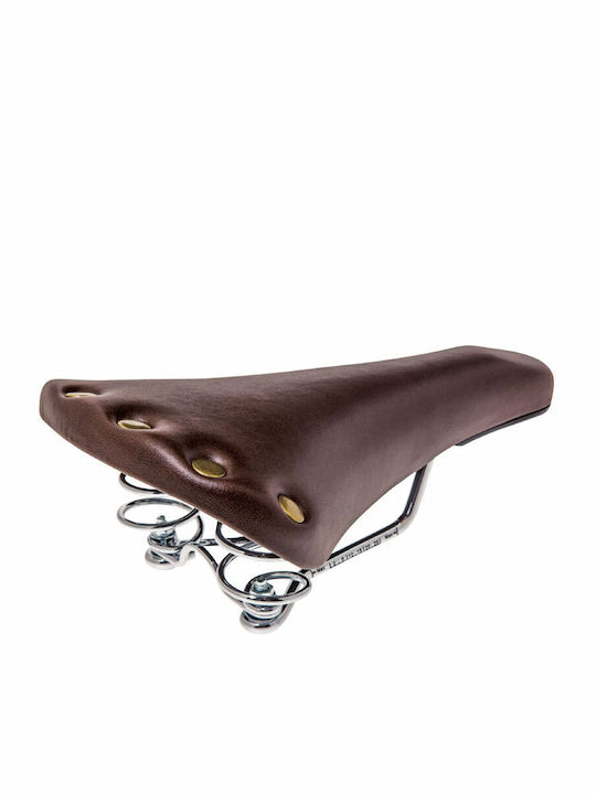 BRN White Bicycle Saddle Retro