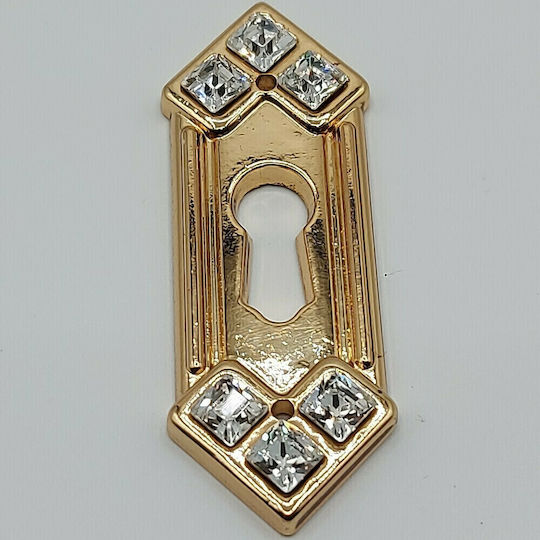 Rosette - Door Escutcheon Furniture Gold