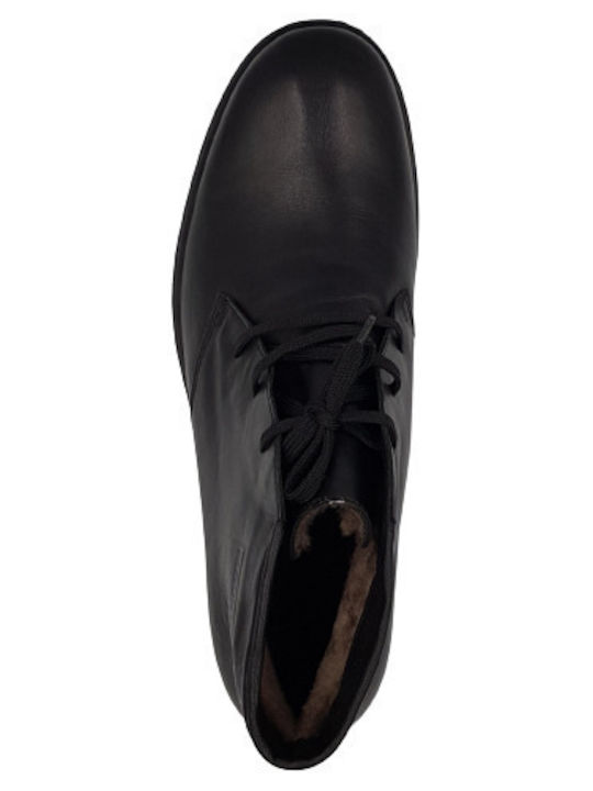 Leather Black Men's Boots Anatomical