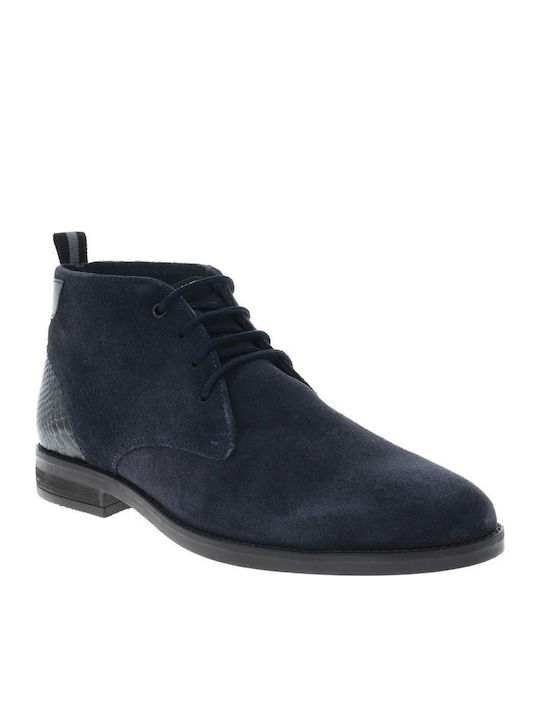 Suede Albastru marin Ghete barbati