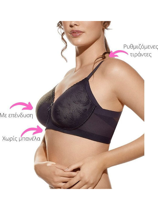 Nadia Bra without Padding without Underwire Black