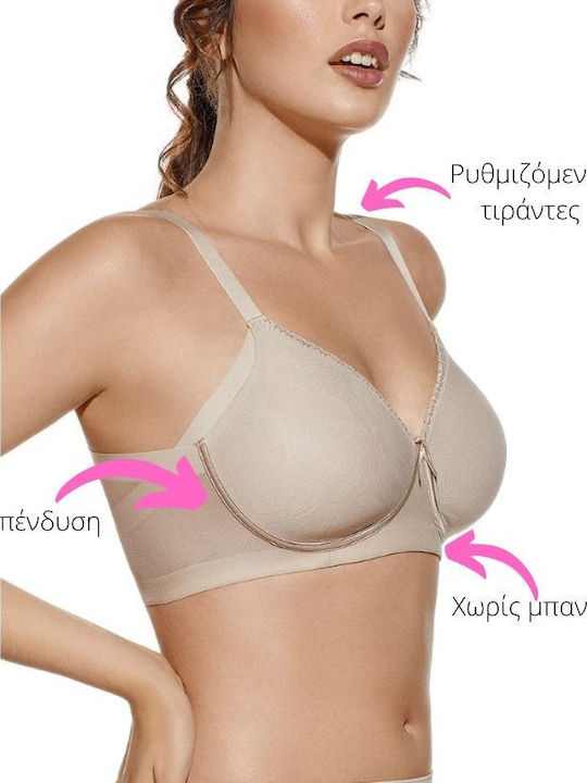 Nadia Bra without Padding without Underwire Black