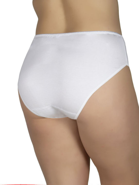 A.A UNDERWEAR Tai Plus Cotton High Waist Women's Slip MultiPack White