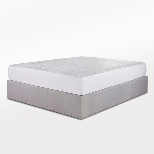 Hauz Protecție pentru Saltea Dublu cu Fustă Alb 150x200cm
