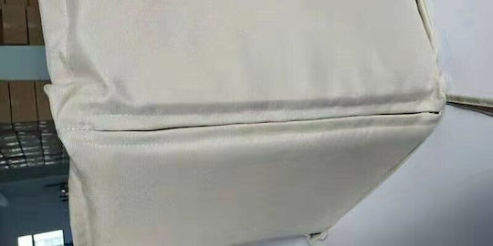 Epiplo-Fos Waterproof Sunbed Cushion with Backrest Gray 196x60cm
