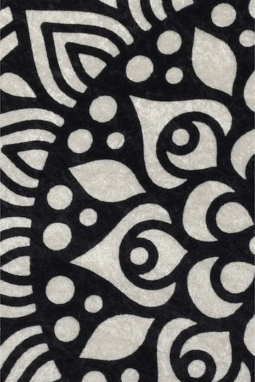 Mijolnir Rutschfest Badematte Synthetisch,Polyester/Cotton/Leather Rund Ecru 100x100cm