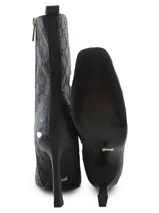 Leather Women's Ankle Boots Black