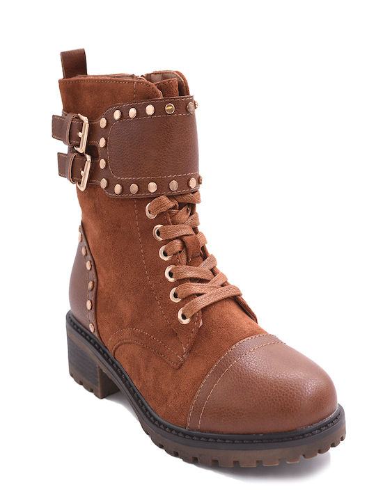 Super Mode Women's Ankle Boots Tabac Brown