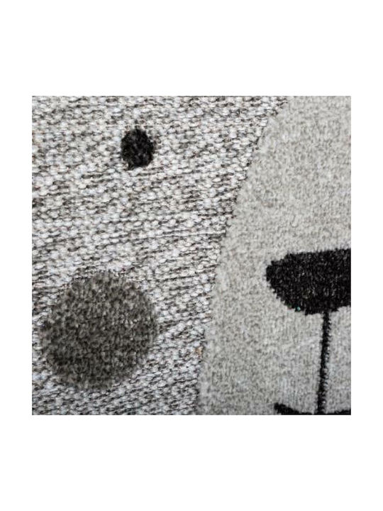 Atmosphera Kids Rug Gray Round with Diameter 80cm