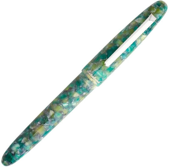 Esterbrook Pens Esterbrook Estie Sea Glass Pt Πένα Γραφής Medium Πράσινη Γυάλινη με Μπλε Μελάνι