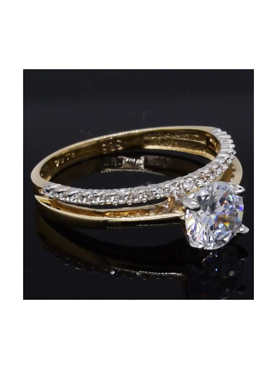 Single Stone from Gold 14K