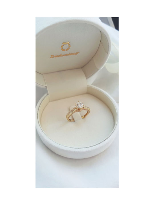 Single Stone from Gold 14K