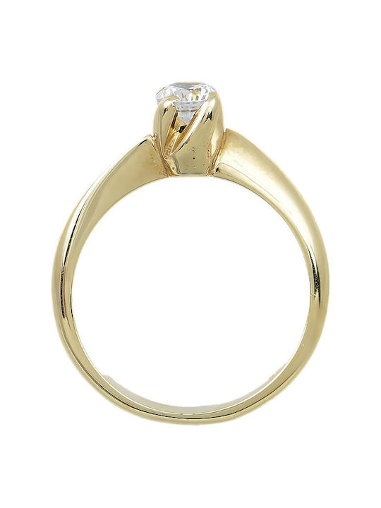 Savvidis Single Stone from Gold 14K