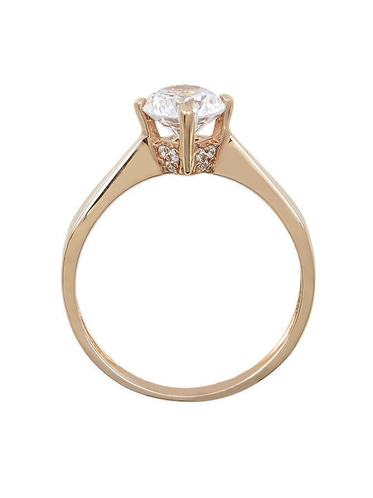 Savvidis Single Stone from Rose Gold