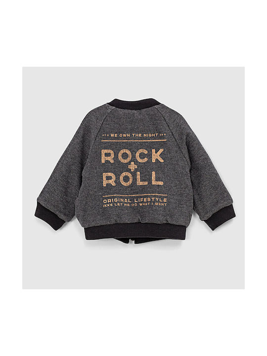 Ikks Kids Casual Jacket Short Double Sided Gray