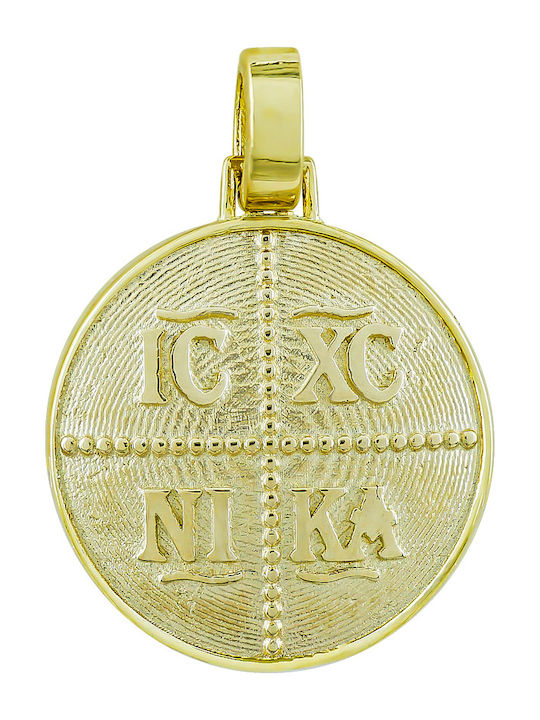 Μενταγιόν Κωνσταντινάτο Χρυσό 14K Μενταγιόν Κωνσταντινάτο Χρυσό 14K