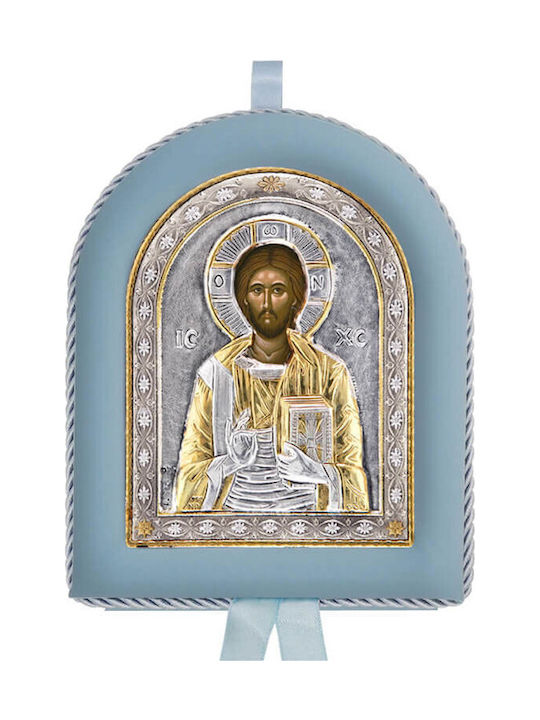 SilverBrand.gr Heilige Ikone mit Jesus Christus Silber SilverBrand.gr Heilige Ikone mit Jesus Christus Silber